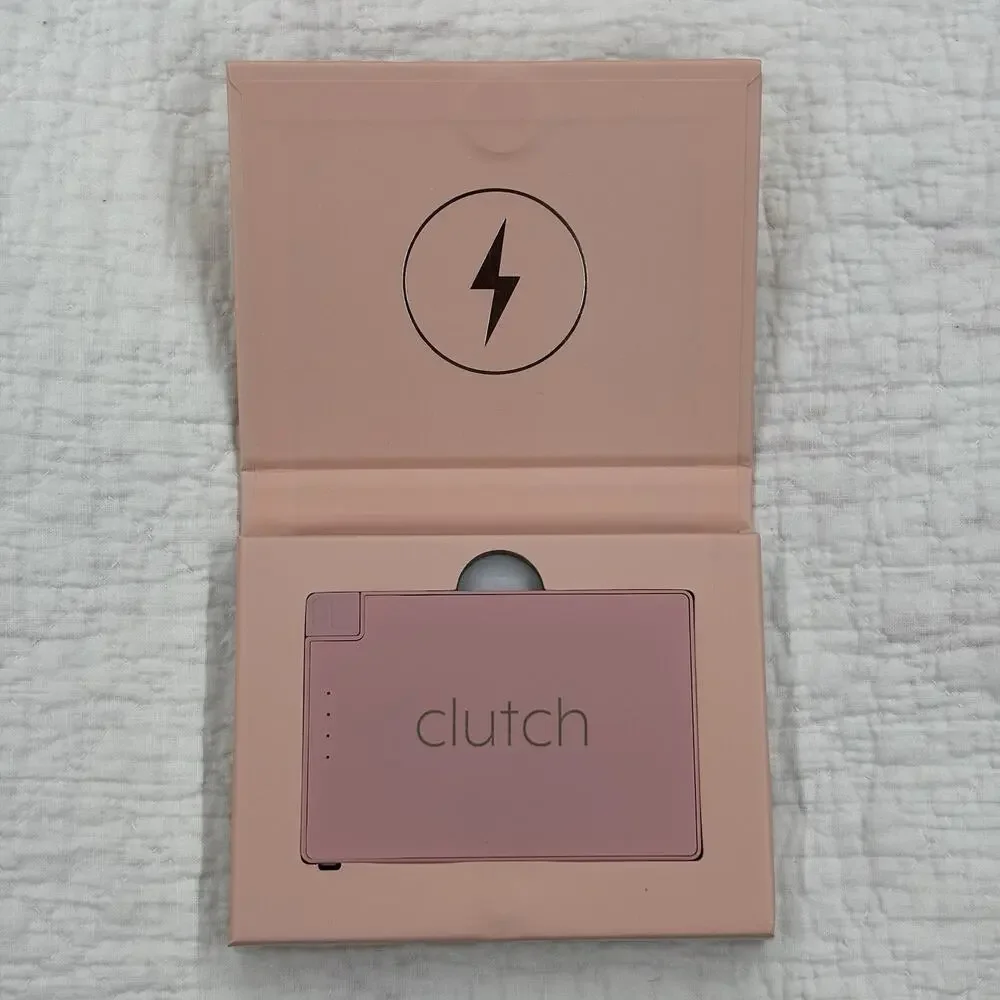 Clutch V3 World's Thinnest Portable Charger PowerBank 3,300mAh (iPhone) Pink